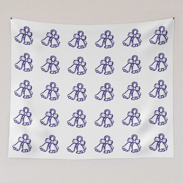 Item preview, Ringing Bells Navy Blue designed and sold by MagentaTwilight.