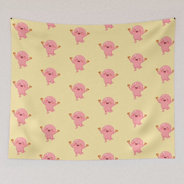 Aperçu de l'œuvre Lien de danse de pizza rebondissante Style Kawaii mignon créée et vendue par MadeByHaresShop.