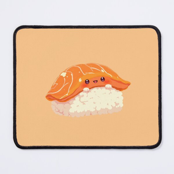 Item preview, Happy Sushi Ricey Salmon Smile designed and sold by MadeByHaresShop.