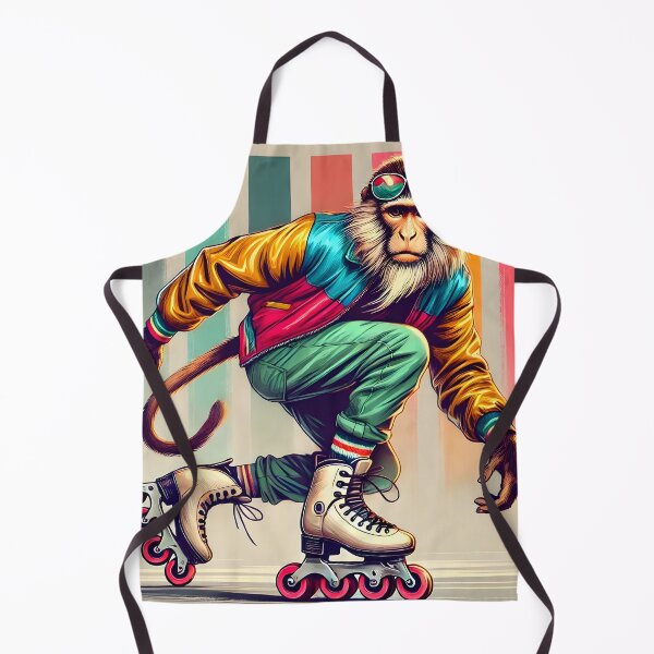 Item preview, Roller Skates Meet Pop Art Monkey designed and sold by unrealartwork.