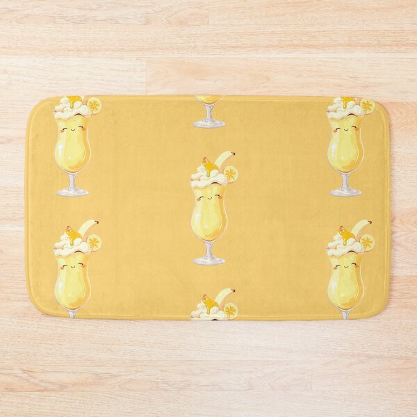 Item preview, Whimsical Banana Milkshake Winky Face designed and sold by MadeByHaresShop.