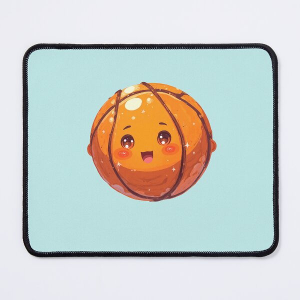 Item preview, Bouncy Ball Smiles Kawaii Basketball Joy designed and sold by MadeByHaresShop.