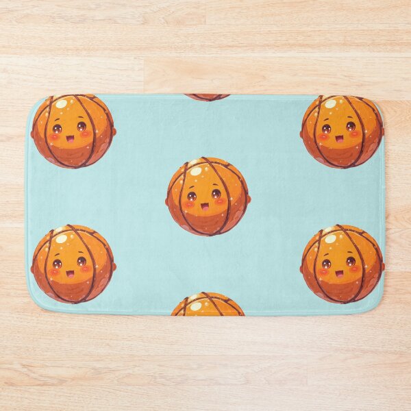 Item preview, Bouncy Ball Smiles Kawaii Basketball Joy designed and sold by MadeByHaresShop.