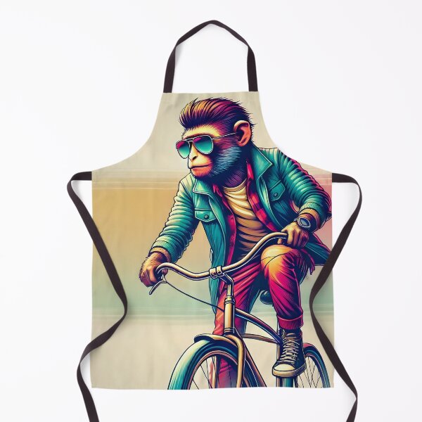 Item preview, The Coolest Monkey You'll Ever See on a Bike designed and sold by unrealartwork.