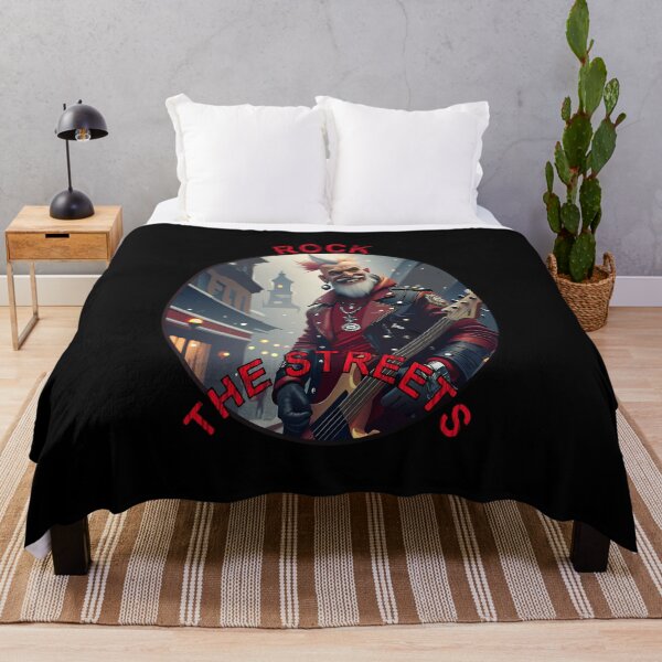 Item preview, Rock the Streets - Punk Rock Rebel Art designed and sold by AgarutanPrint.