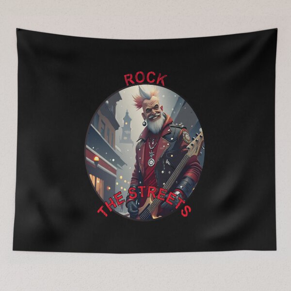 Item preview, Rock the Streets - Punk Rock Rebel Art designed and sold by AgarutanPrint.