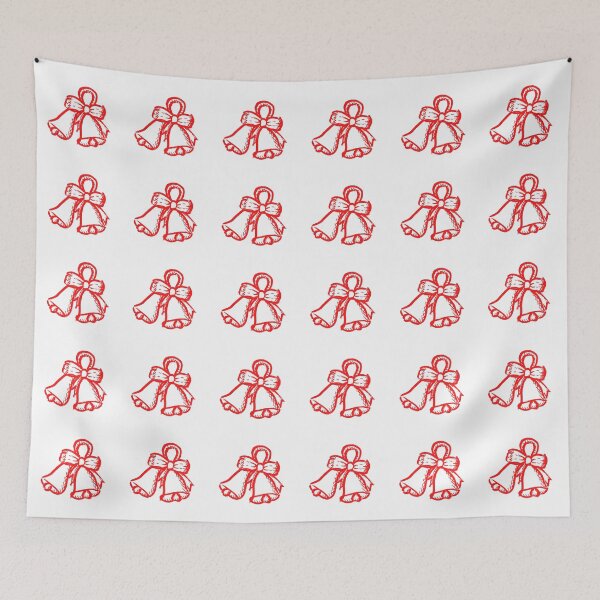 Item preview, Ringing Bells Red designed and sold by MagentaTwilight.