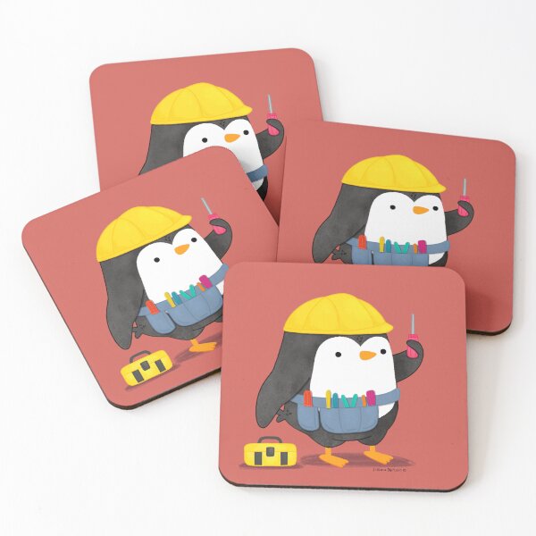 Item preview, Electrician Penguin designed and sold by thepenguinsfamily.