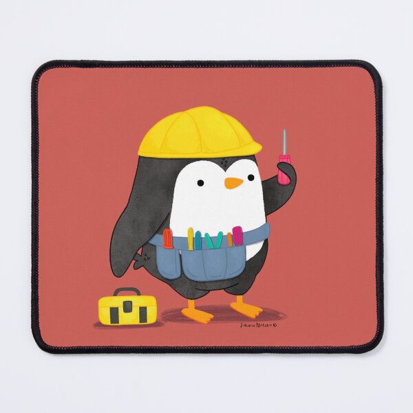 Item preview, Electrician Penguin designed and sold by thepenguinsfamily.