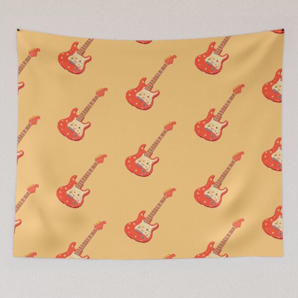 Item preview, Rockin' Starburst Guitar Kawaii Cute Edition designed and sold by ShroomForge.