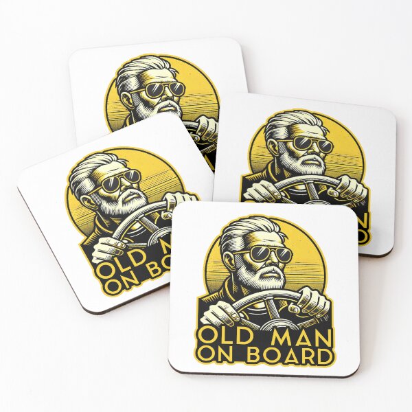 Item preview, Old Man On Board designed and sold by Me-Meme.