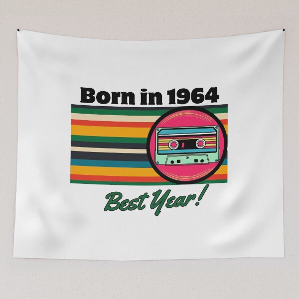 Item preview, Born in 1964 in black designed and sold by ColorfulVertigo.
