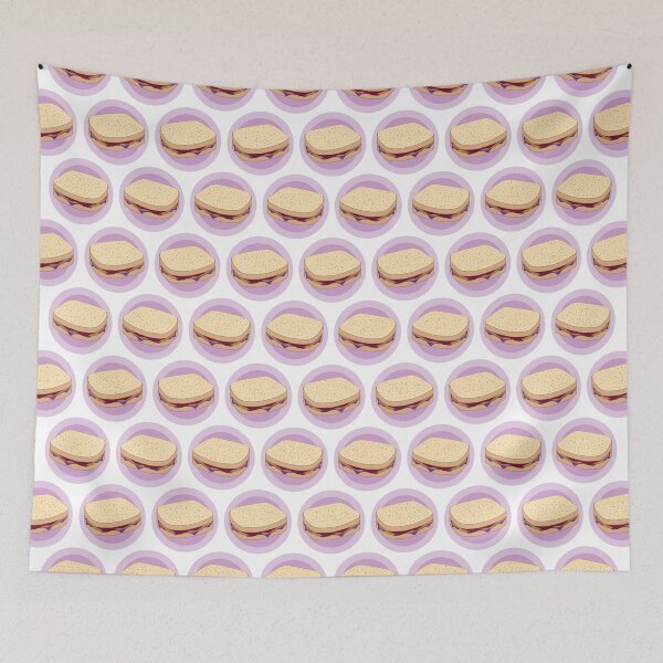 Item preview, PBJ (Peanut Butter Jelly) sandwich frenzy designed and sold by thecookiemousse.