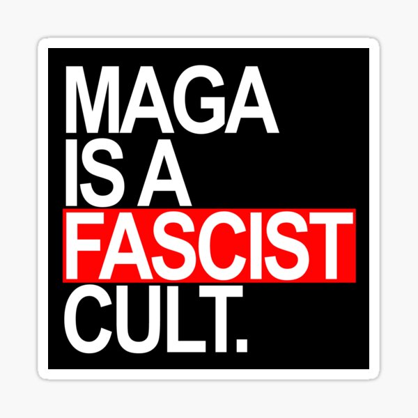 Item preview, MAGA is a FASCIST Cult (red) designed and sold by Thelittlelord.