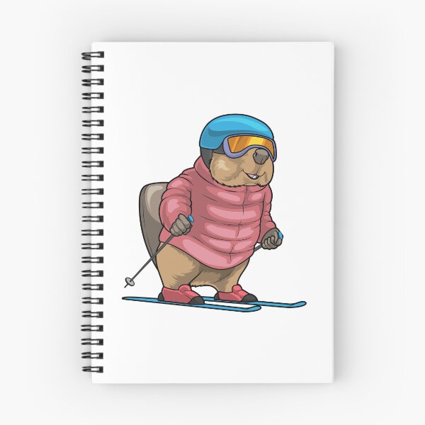 Item preview, Beaver Skier Ski Winter sports designed and sold by Snabdesign84.