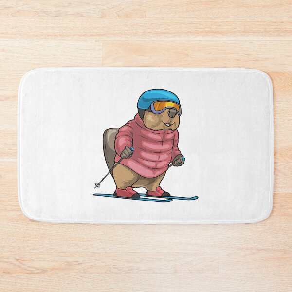 Item preview, Beaver Skier Ski Winter sports designed and sold by Snabdesign84.