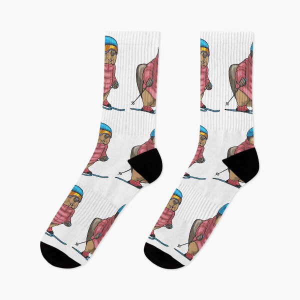 Item preview, Beaver Skier Ski Winter sports designed and sold by Snabdesign84.