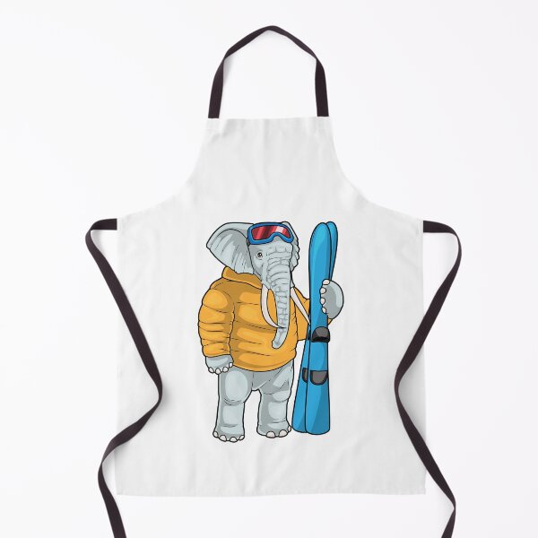 Item preview, Elephant Skier Ski Winter sports designed and sold by Snabdesign84.