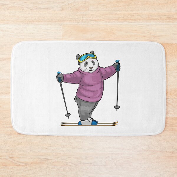 Item preview, Panda Skier Ski Winter sports designed and sold by Snabdesign84.
