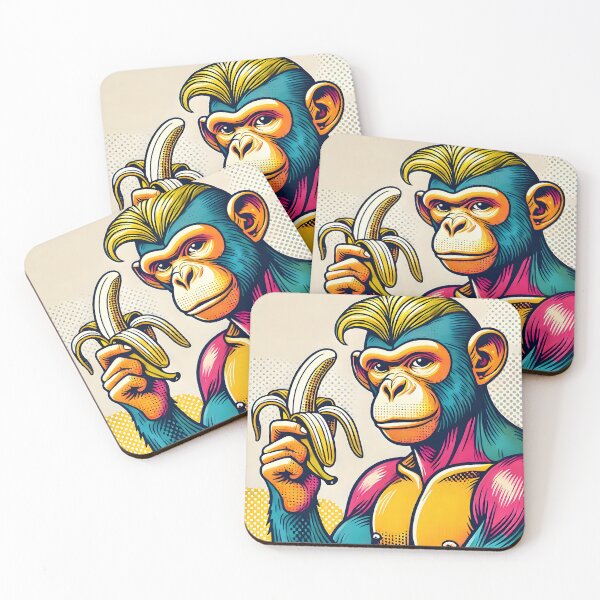 Item preview, Monkey Meets Pop Art designed and sold by unrealartwork.