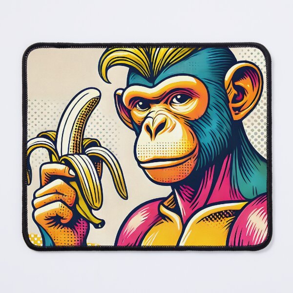 Item preview, Monkey Meets Pop Art designed and sold by unrealartwork.