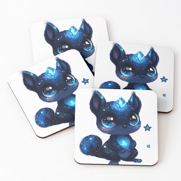 Item preview,  Squirrel. Fantasy Galaxy Squirrel with Celestial Diamond Mystical Blue Squirrel with Starry Fur and Big Eyes designed and sold by Anastasiia Yurevych.