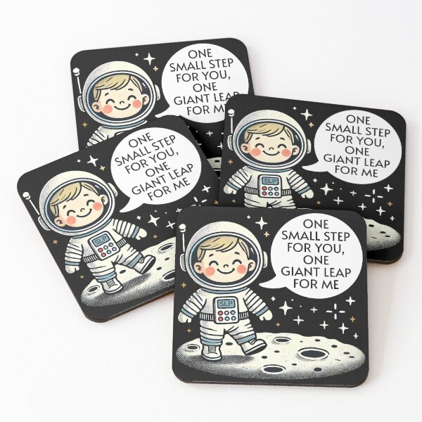 Item preview, SLP One Small Step For You, One Giant Leap For Me designed and sold by Me-Meme.