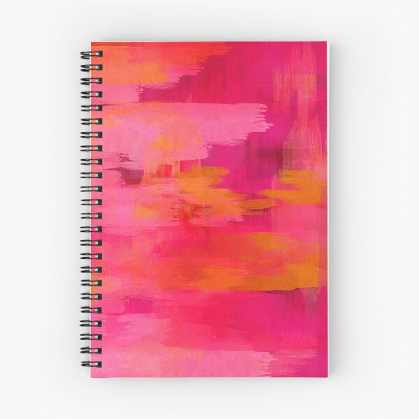 Item preview, "Abstract pinks oranges brushstrokes" designed and sold by MarCanton.
