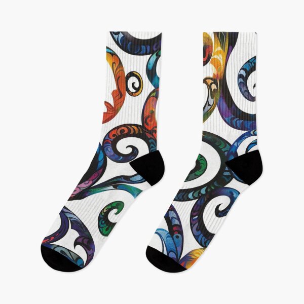 Artikelvorschau, Neuseeland Māori Paua Muster Koru Design 102 entworfen und verkauft von GrinGalore.