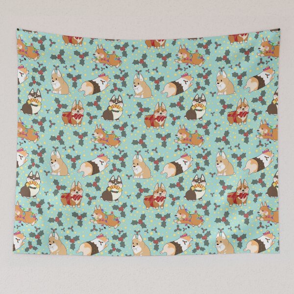 Item preview, Corgi Christmas designed and sold by JellieBee.