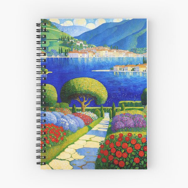 Item preview, Gustav Klimt Lake Como designed and sold by maniacfitness.