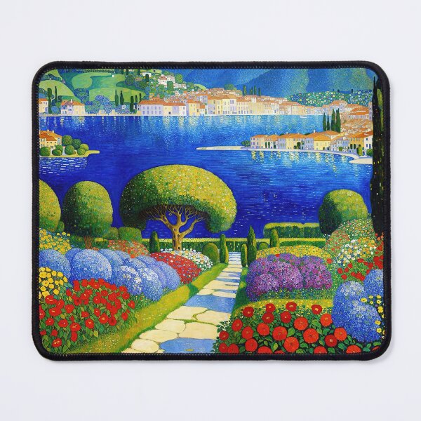 Item preview, Gustav Klimt Lake Como designed and sold by maniacfitness.