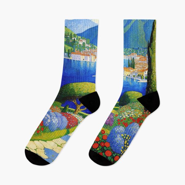 Item preview, Gustav Klimt Lake Como designed and sold by maniacfitness.