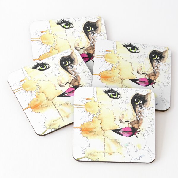 Item preview, coffee spills, abstract, she's got the looks  designed and sold by Louisevn1.