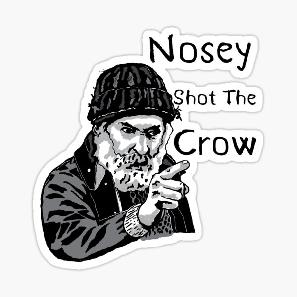 Item preview, Brassic Farmer Jim Rant NOSEY SHOT THE CROW Comedy Series  designed and sold by Art-Speaks.