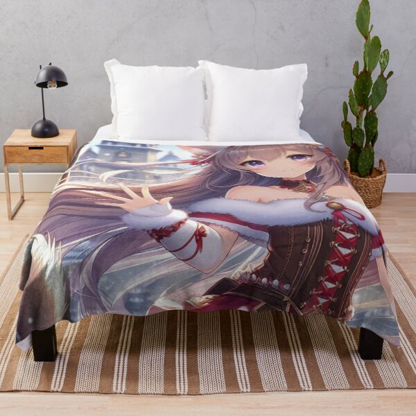 Item preview, Anime Cute Girlfriend magician cottage with cat ears and tail Christmas Theme (silvergoldvisionary) designed and sold by SGVisionary.