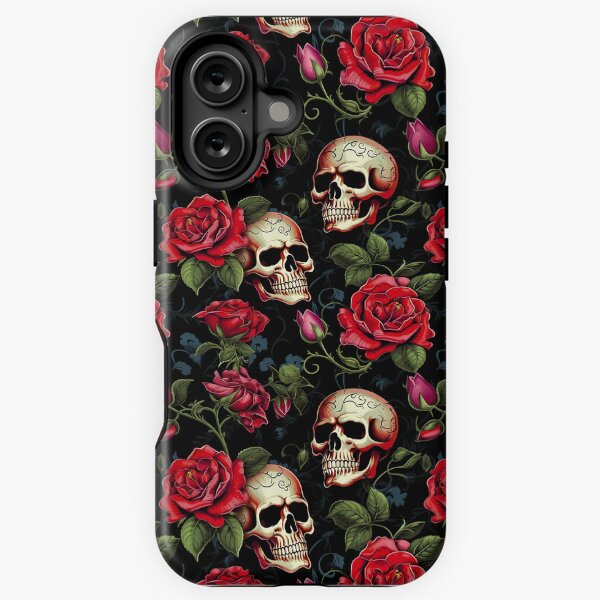 Vista previa del artículo con la obra «Roses and Skulls by Ed Hardy Style», diseñado y vendido por Piagor.