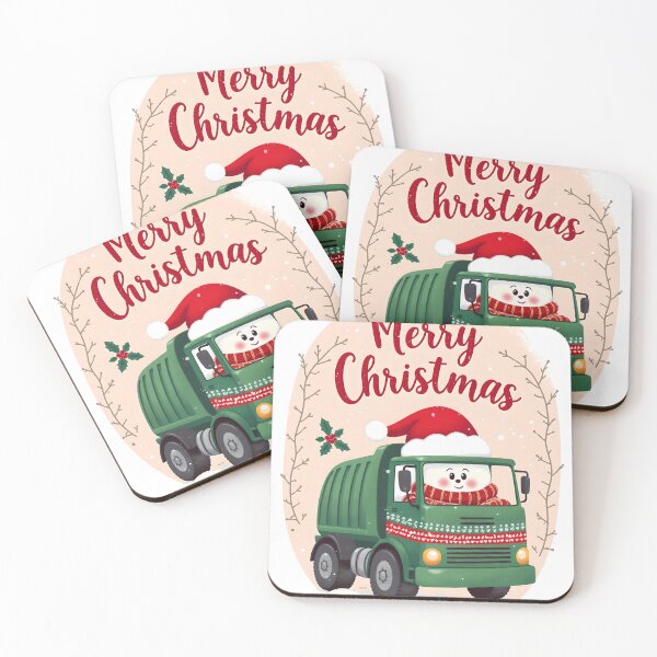 Item preview, Merry Christmas, Bin Truck  02 designed and sold by kjp-design.