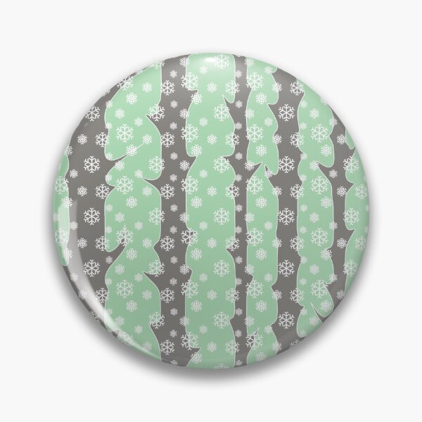 Item preview, Winter, snowy forest in Scandinavian style/pastel  turquoise background and gray trees designed and sold by My-fake-places.