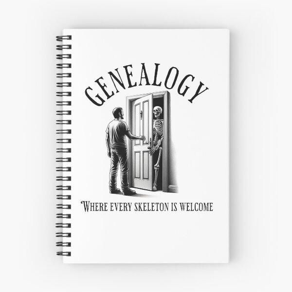 Item preview, Genealogy Where every skeleton is welcome   designed and sold by absurditeestore.