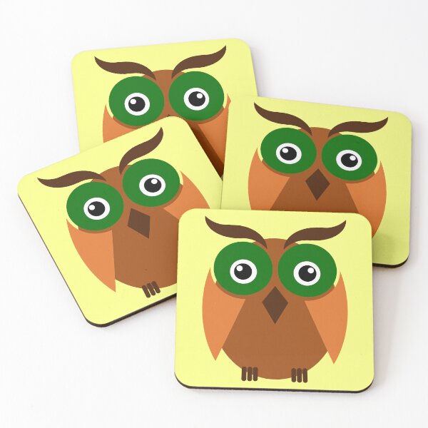 Item preview, Adorable colorful painted owl designed and sold by mikistudio.