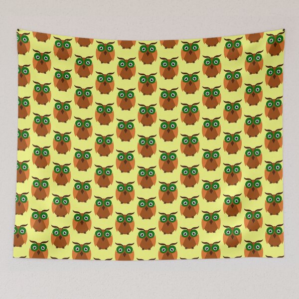 Item preview, Adorable colorful painted owl designed and sold by mikistudio.