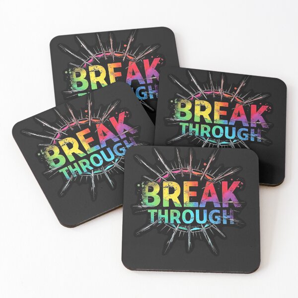 Item preview, Break Through Rainbow Inspirational Motivational Design designed and sold by zofron.