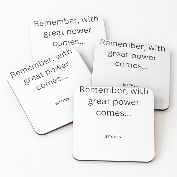 Item preview, with great power... designed and sold by HaNDaK.