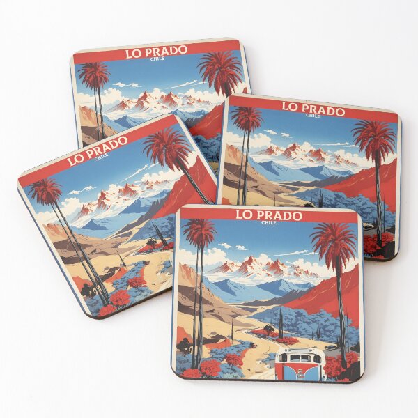 Item preview, Lo Prado Chile Retro Vintage Poster Tourism  designed and sold by TravelersGems.