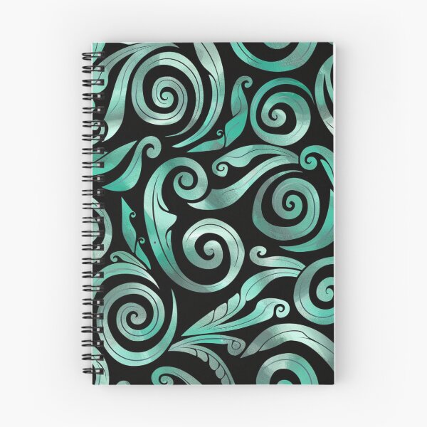 Item preview, New Zealand Māori Paua Pattern Koru Design 103 designed and sold by GrinGalore.