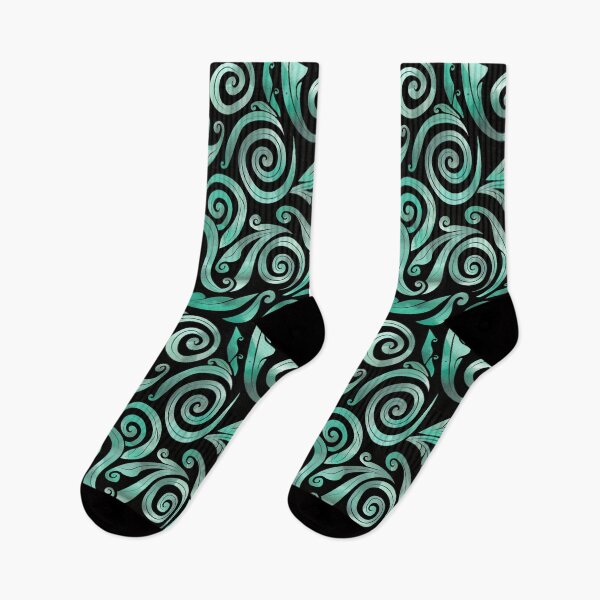 Item preview, New Zealand Māori Paua Pattern Koru Design 103 designed and sold by GrinGalore.