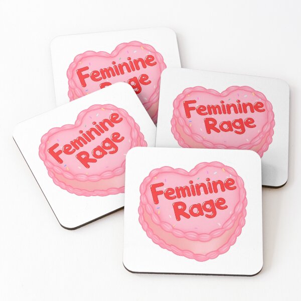 Item preview,  Feminine Rage Feminist AF Barbie Pink 4B Movementv Women Rights and Wrongs designed and sold by PatriciART Studio.