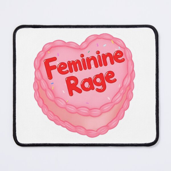 Item preview, Feminine Rage Feminist AF Barbie Pink 4B Movementv Women Rights and Wrongs designed and sold by PatriciART Studio.