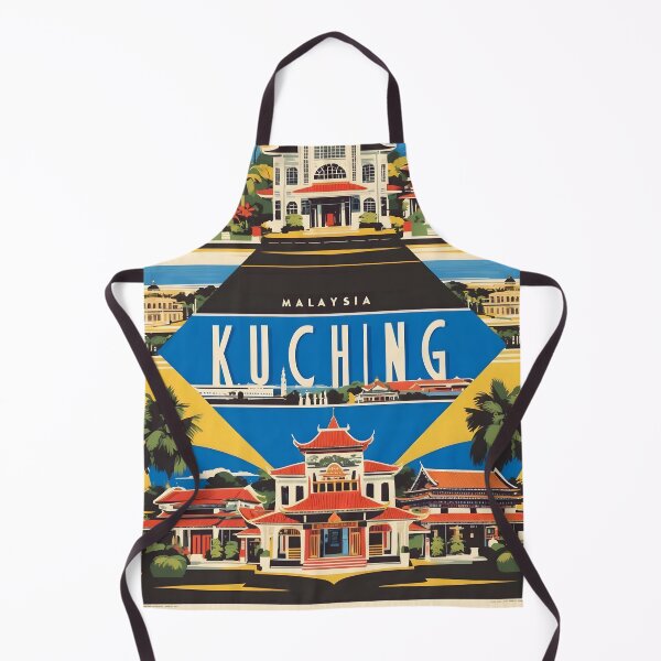 Item preview, Kuching Malaysia Vintage Travel Tourism designed and sold by TravelersGems.